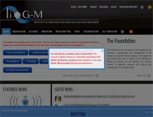 Tablet Screenshot of iisgm.com